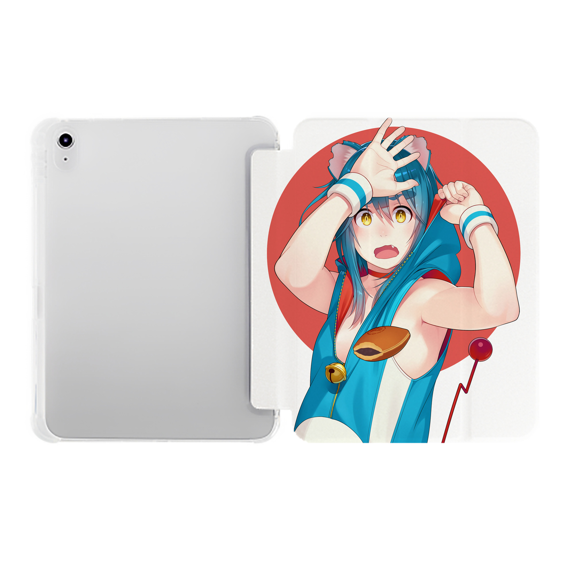 （画像用） ドラえもん Doraemon IPad ケース ペン収納付き 三つ折りスタンド PUレザー×シリコン 対応機種9.5/10.5/10.9インチ